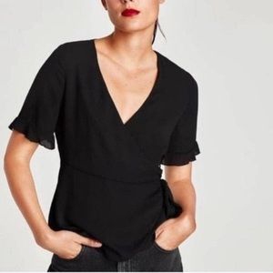 ZARA Wrap Top